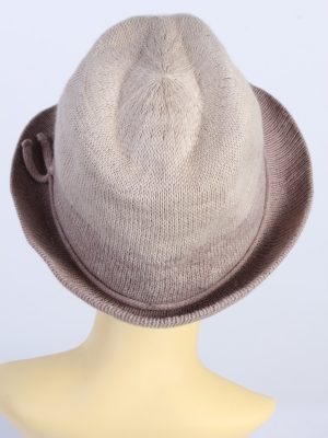 Vintage Milsa 1980s Fashion Womens Brimmed Hat With Cord Ribbon Multi HAT1431-127909