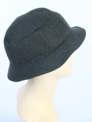 Vintage 1990s Fashion Womens Brimmed Lined Hat Green HAT1445-128277