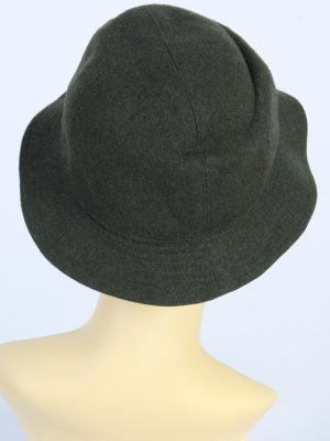 Vintage 1990s Fashion Womens Brimmed Lined Hat Green HAT1445-128278