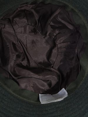 Vintage 1990s Fashion Womens Brimmed Lined Hat Green HAT1445-128279