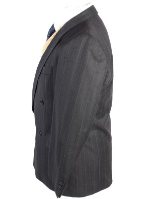 Vintage Tailor Hoff Classic Lined 100% Wool Blazer Jacket Chest 41" Black HT2723-127407