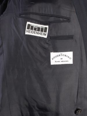 Vintage Hail Heidenheim Classic Lined Wool Blended Blazer Jacket Chest 45" Navy HT2744-127489