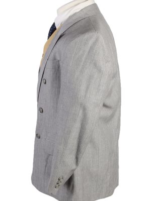 Vintage Westburry Classic Lined Wool Blended Blazer Jacket Chest 44" Grey HT2745-127491