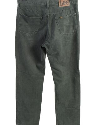 Vintage Lee Chicago High Waist Unisex Denim Jeans W34 L32 Green J4621-127162
