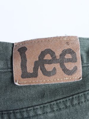 Vintage Lee Chicago High Waist Unisex Denim Jeans W34 L32 Green J4621-127163