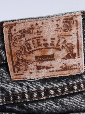 Vintage Diesel High Waist Unisex Denim Jeans W33 L28 Grey J4622-127167