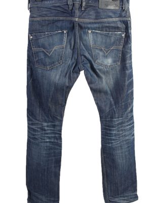 Vintage Diesel Krooley High Waist Unisex Denim Jeans W33 L33 Mid Blue J4624-127174