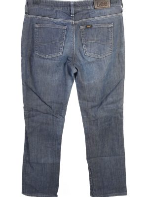 Vintage Lee Rice Straight Leg Mid Waist Womens Denim Jeans W30 L28.5 Mid Blue J4641-127584