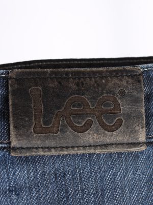 Vintage Lee Rice Straight Leg Mid Waist Womens Denim Jeans W30 L28.5 Mid Blue J4641-127585