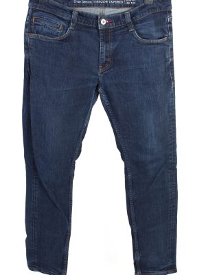 Vintage Mustang New Oregon Mid Waist Unisex Denim Jeans W35 L30.5 Dark Blue J4664-0