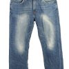 Vintage Mustang Identification Mid Waist Unisex Denim Jeans W33 L31.5 Mid Blue J4665-0