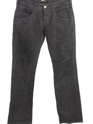 Vintage Lee Straight Leg Mid Waist Unisex Denim Jeans W32 L32 Charcoal J4687-0