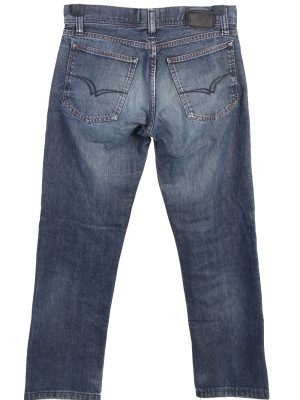 Vintage Lee Cooper LC120 Narrow Mid Waist Unisex Denim Jeans W31 L30.5 Dark Blue J4697-128610