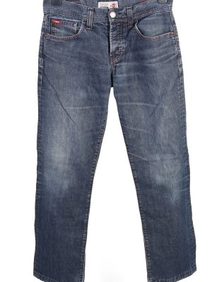Vintage Lee Cooper LC120 Narrow Mid Waist Unisex Denim Jeans W31 L30.5 Dark Blue J4697-0