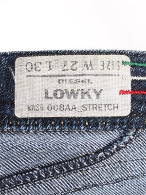 Vintage Diesel Lowky Stretch Low Waist Womens Denim Jeans W30 L30 Dark Blue J4713-128792