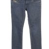 Vintage Diesel Lowky Stretch Low Waist Womens Denim Jeans W30 L30 Dark Blue J4713-0