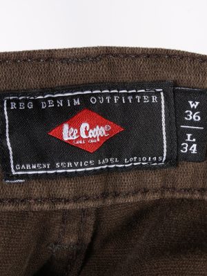 Vintage Lee Cooper Mid Waist Regular Unisex Jeans W36 L27 Brown J4809-129343