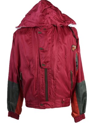 Vintage Effe Sportswear Puffer Coat Jacket Unisex Size M (USA) 50 (FR, IT) Red -C1937-0