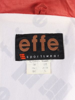 Vintage Effe Sportswear Puffer Coat Jacket Unisex Size M (USA) 50 (FR, IT) Red -C1937-132906