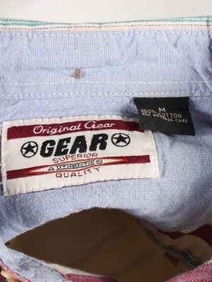 Vintage Original Gear Womens Croped Top Shirt Long Sleeve M Multi CRTOP25-132307