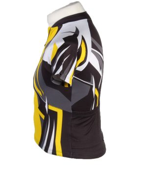 Vintage Decathlon Unisex Cycling Jersey Short Sleeve Half Zip With Back Pockets Chest 34" Multi CW0735-131863