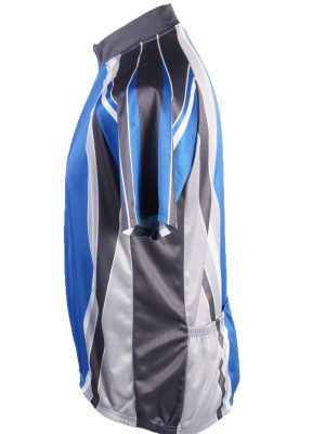 Vintage Crane Unisex Cycling Jersey Short Sleeve Half Zip With Back Pockets L Blue CW0744-131908