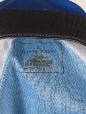 Vintage Crane Unisex Cycling Jersey Short Sleeve Half Zip With Back Pockets L Blue CW0744-131910