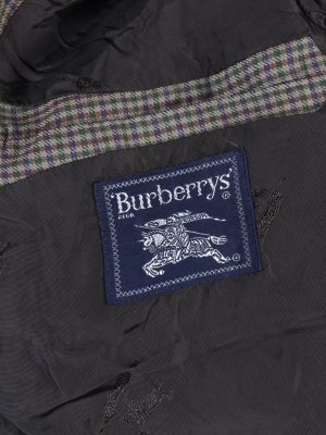 Vintage Tweed Burberry Classic Blazer Jacket Chest 44" Multi HT2828-131057