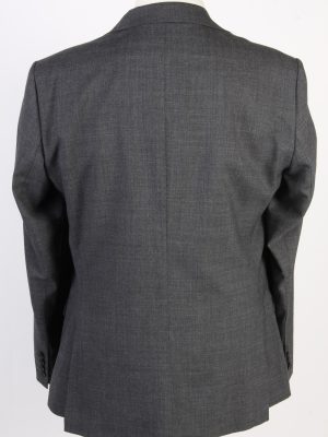 Mens Blazer Jacket Lined 100% Wool Slim Fit Size 44R Grey HT2839-131103
