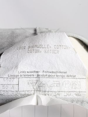 Vintage Mustang Club High Waist Unisex Chinos Trousers Jeans W32 L33 Light Grey J5013-130430