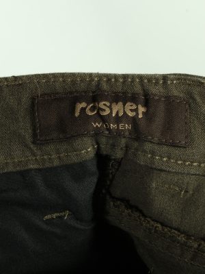 Vintage Rosner High Waist Regular Straight Womens Lightweight Jeans W28 L32 Khaki J5030-130497