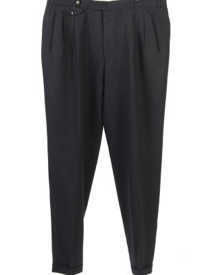 Vintage Mc Gregor 100% Wool Womens Pants Slacks Trousers W39 L34 Black J5125-0