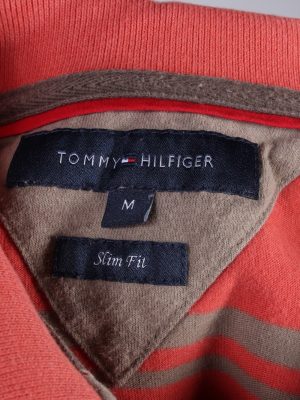 Vintage Tommy Hilfiger Polo Shirt Top Short Sleeve M Red -PT1224-132410
