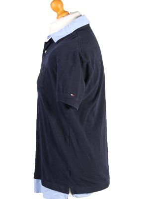 Vintage Tommy Hilfiger Polo Shirt Top Short Sleeve M Navy -PT1230-132432