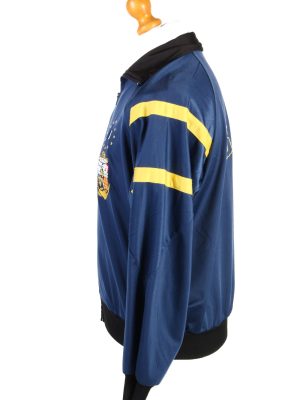 No Lands Mens Tracksuit Top SMA France Vintage Full Zip Size M Navy -SW2547-131252