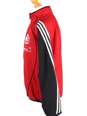 Adidas Mens Tracksuit Top TSV Ausbach Vintage Full Zip Lined Size 40/42 Red -SW2556-131288