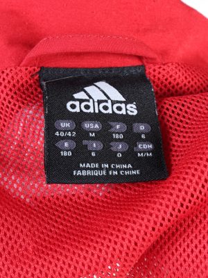 Adidas Mens Tracksuit Top TSV Ausbach Vintage Full Zip Lined Size 40/42 Red -SW2556-131290