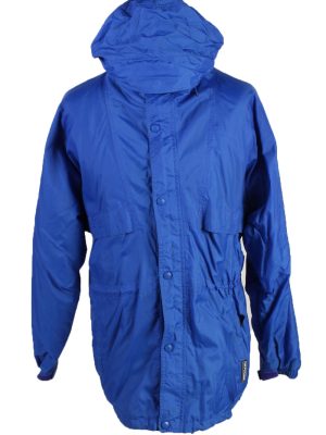 Vintage Helly Hansen Waterproof Raincoat Festival Outdoor Jacket Unisex S Blue -SW2567-0