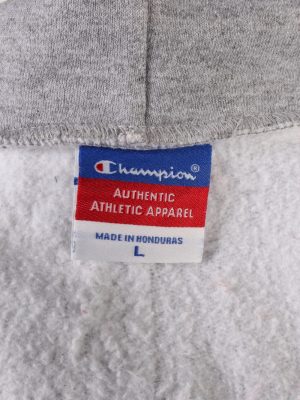 Vintage Champion Full Zip Hoodie Sweatshirt Top Unisex L Grey -SW2593-133592
