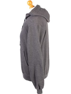 Vintage Champion Full Zip Hoodie Sweatshirt Top Unisex S Grey -SW2598-133610