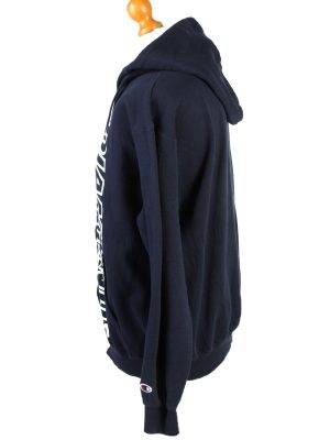 Vintage Champion Full Zip Hoodie Sweatshirt Top Unisex L Navy -SW2599-133614