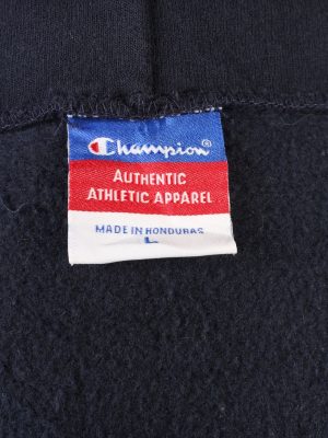 Vintage Champion Full Zip Hoodie Sweatshirt Top Unisex L Navy -SW2599-133616