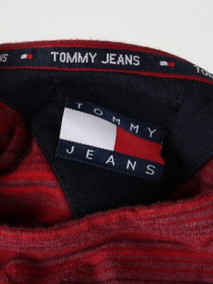 Vintage Tommy Hilfiger Mens T-Shirt Tee Crew Neck Red TS404-136229