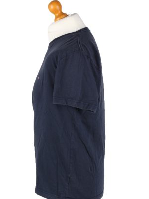 Vintage Tommy Hilfiger Mens T-Shirt Tee Crew Neck L Navy TS406-136235