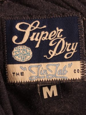 Vintage SuperDry Womens T-Shirt Tee Crew Neck M Grey TS422-136318