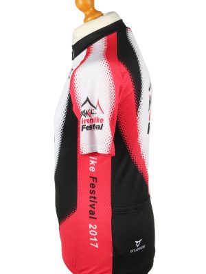 Vintage Cuore Unisex Cycling Jersey Short Sleeve Full Zip With Back Pockets L Multi CW0771-139985