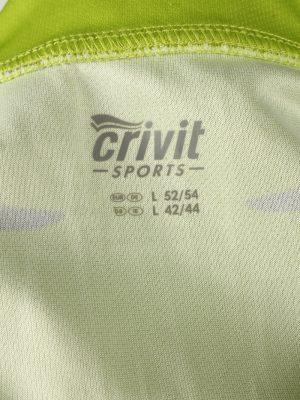 Vintage Crivit Unisex Cycling Jersey Short Sleeve Half Zip With Back Pockets L Green CW0780-140023