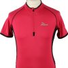 Vintage Rogelli Unisex Cycling Jersey Short Sleeve Half Zip With Back Pockets L Pink CW0783-0