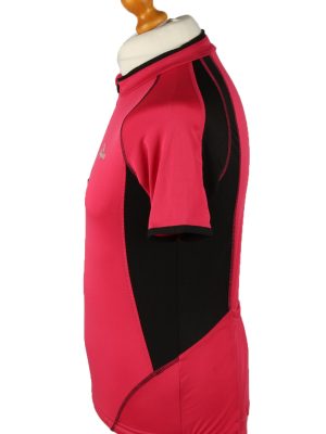 Vintage Rogelli Unisex Cycling Jersey Short Sleeve Half Zip With Back Pockets L Pink CW0783-140033