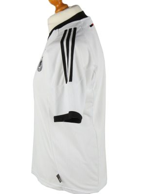 Vintage Adidas Mens T-Shirt Shirt Deutscher Fussball Bund 3 Stars S White TS485-139453